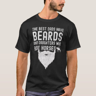 Camiseta Homens Os Melhores Pais Têm Barras E Filhas Que Ri