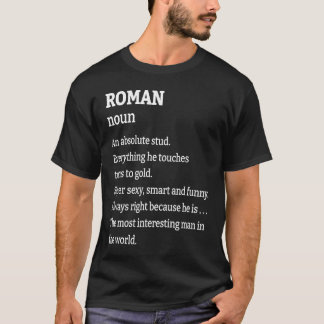 Camiseta Homens ou Meninos Sarcástico Roman