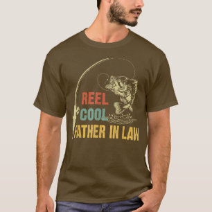 Camiseta Homens Pai Legal na lei Pescar Pai do Pai