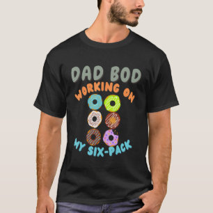 Camiseta Homens Pais Trabalhando Na Minha Embalagem De Seis