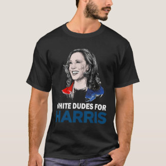 Camiseta Homens Para Harris Mulheres Apoiam Presidente Kama