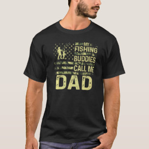 Camiseta Homens Patrióticos EUA Para Fishman Meus Amigos Pe