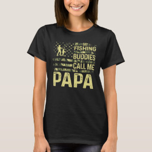 Camiseta Homens Patrióticos EUA Para Fishman Meus Amigos Pe