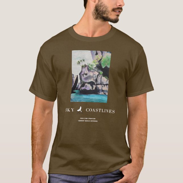 Camiseta Homens percorrendo a teia das Rochas (Frente)