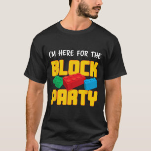 Camiseta Homens pré-k do Partido dos Blocos de Construção M