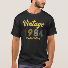 Camiseta Homens Presentes do aniversário de 40 anos Vintage