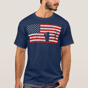 Camiseta Homens Presentes do Arquivo de Bandeiras Americana
