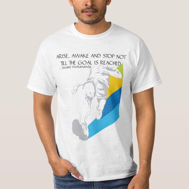 Camiseta Homens que funcionam, poster de inspiração (Frente)