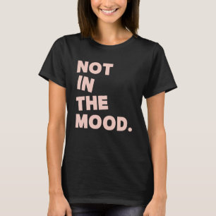 Camiseta Homens Que Não Estão No Humor - Letra Gráfica Casu
