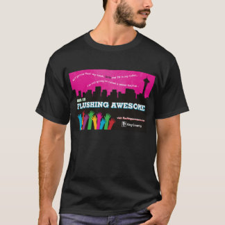Camiseta Homens que nivelam o preto impressionante do