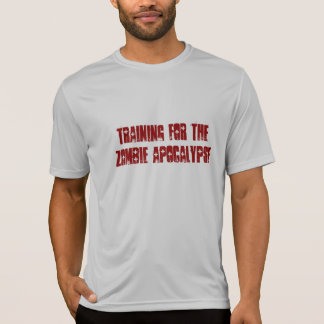 Camiseta Homens que treinam para o T do apocalipse do zombi