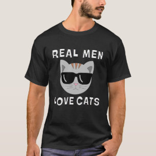 Camiseta HOMENS REAIS ADORAM Caras DE GATOS Gato