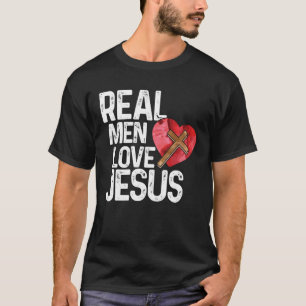 Camiseta Homens Reais adoram Jesus