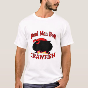 Camiseta Homens Reais Arrefecem Lagostas