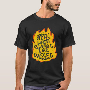 Camiseta Homens Reais Cheiram A Dia de os pais Mecânico Die