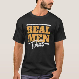 Camiseta Homens Reais do Casal Gemidos Homens Verdadeiros