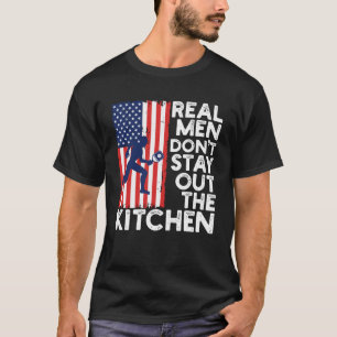 Camiseta Homens Reais Ficam Fora Do Jogador De Pickleball D
