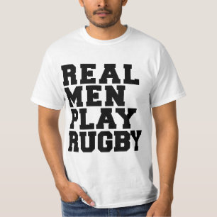 Camiseta Homens Reais Jogam Rugby