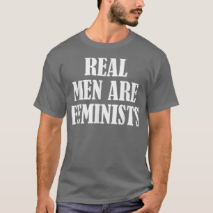 Camiseta Homens Reais São Feministas Engraçados Feminismo C