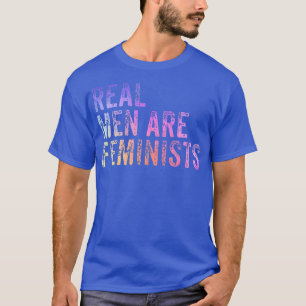 Camiseta Homens Reais São Feministas Legal Citações Feminis
