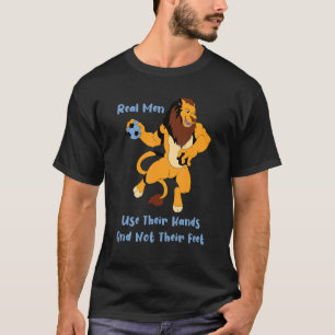 Camiseta Homens Reais Usam O Jogador De Andebol