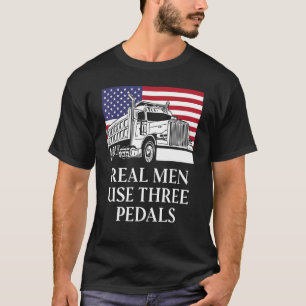 Camiseta Homens Reais Usam Três Pedais Transmi Manual