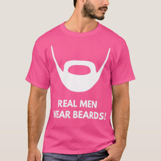 Camiseta Homens reais Vestem barbas barba ventilador 23