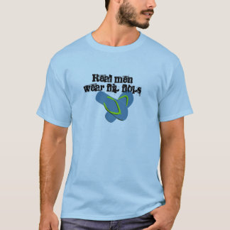 Camiseta Homens Reais Vestem Chinelos