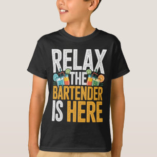 Camiseta Homens Relax O Legal Kidender Está Aqui Engraçado