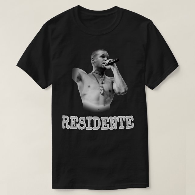 Camiseta Homens Residente Rene Perez Joglar Gift For Men (Frente do Design)