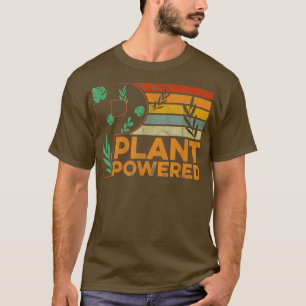 Camiseta Homens Retro Vegetais Baseados em Plantas Mulheres