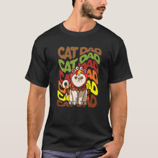 Camiseta Homens Retro Vintage Dia de Ação de Graças Exótico