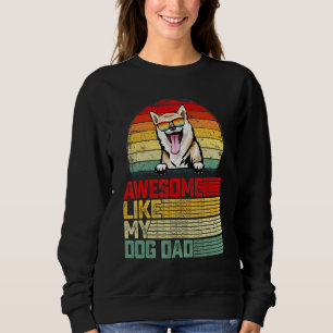 Camiseta Homens Retro Vintage Incrível Como Meu Cão Shiba I