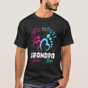 Camiseta Homens Rosa Ou Azul Vovô Te Ama Revolução B