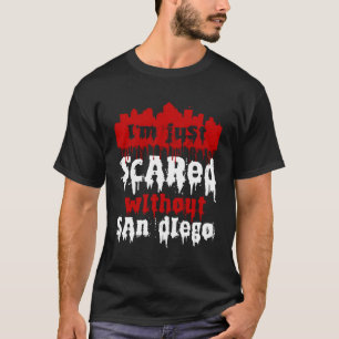 Camiseta Homens San Diego América Halloween Scar