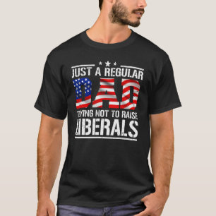 Camiseta Homens São Apenas Pais Normais Tentando Não Criar 
