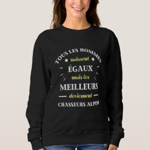 Camiseta Homens são Nasceres como caçadores alpinos Humor A