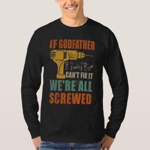 Camiseta Homens Se o Padrinho Não Consegue Resolver Estamos