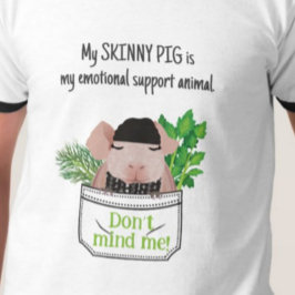 Camiseta Homens Skinny Pig-T-Shirt