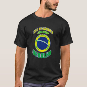 Camiseta Homens Sou Brasileiro Com Muito Orgulho