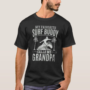 Camiseta Homens Surfing àgua Meu amigo de surf favorito me