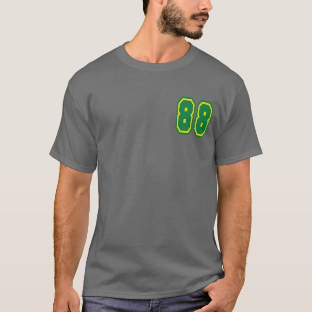 Camiseta Homens T básico (cinza escuro) (Frente)