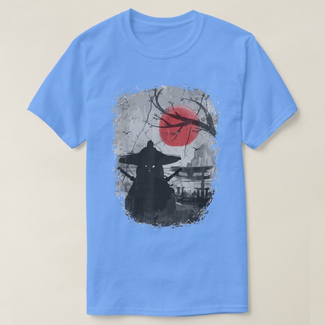 Camiseta Homens - Tee Graphic Japonês Anime Samurai  (Frente do Design)