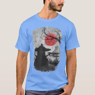 Camiseta Homens - Tee Graphic Japonês Anime Samurai 