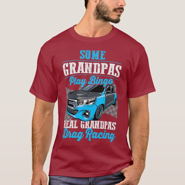 Camiseta Homens Tocam Dragão de Avô Real Bingo (Frente)