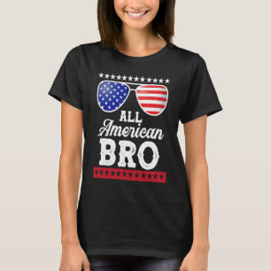 Camiseta Homens Todos Americanos Irmãos 4 de julho Matando 