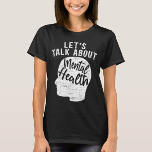Camiseta Homens vamos falar sobre conscientização sobre saú
