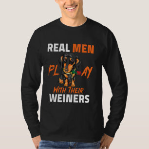 Camiseta Homens Verdadeiros Brincam Com Seus Deuses Engraça