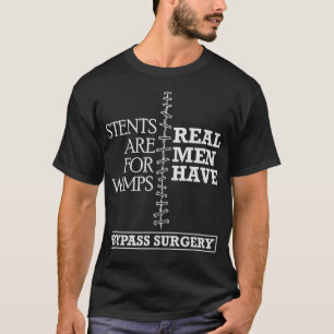 Camiseta Homens Verdadeiros Ignoram Cirurgias De Coração