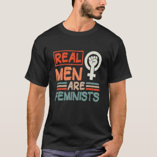 Camiseta Homens Verdadeiros São Feministas, Feminismo Direi